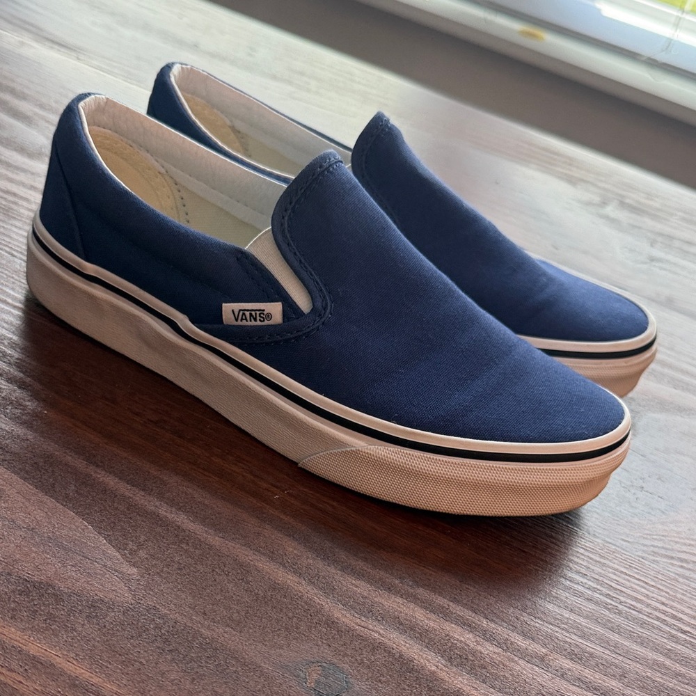 Royal blue women’s Slip-On Vans